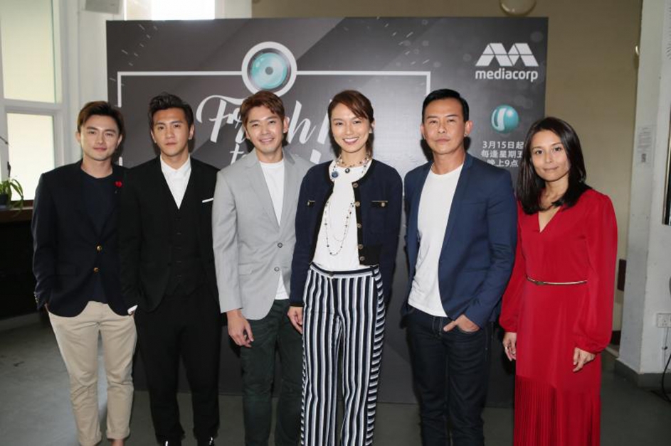 包勋评（左起）、方伟杰、陈罗密欧、白薇秀、王禄江和曾诗梅，跨界肩负短片编剧和导演重任。