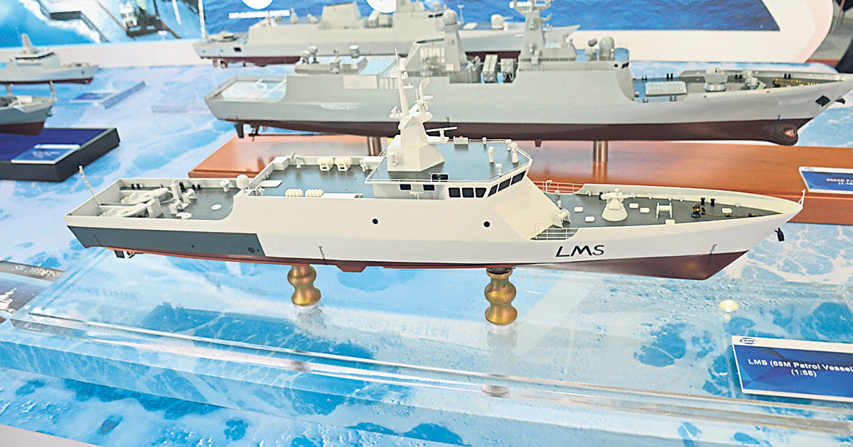 我国海军“濒海任务舰”（LMS）首号舰将会在2019年4月下水。