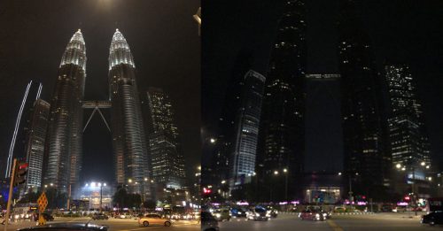 地球日“熄灯一小时” 吉隆坡双塔楼今晚熄灯