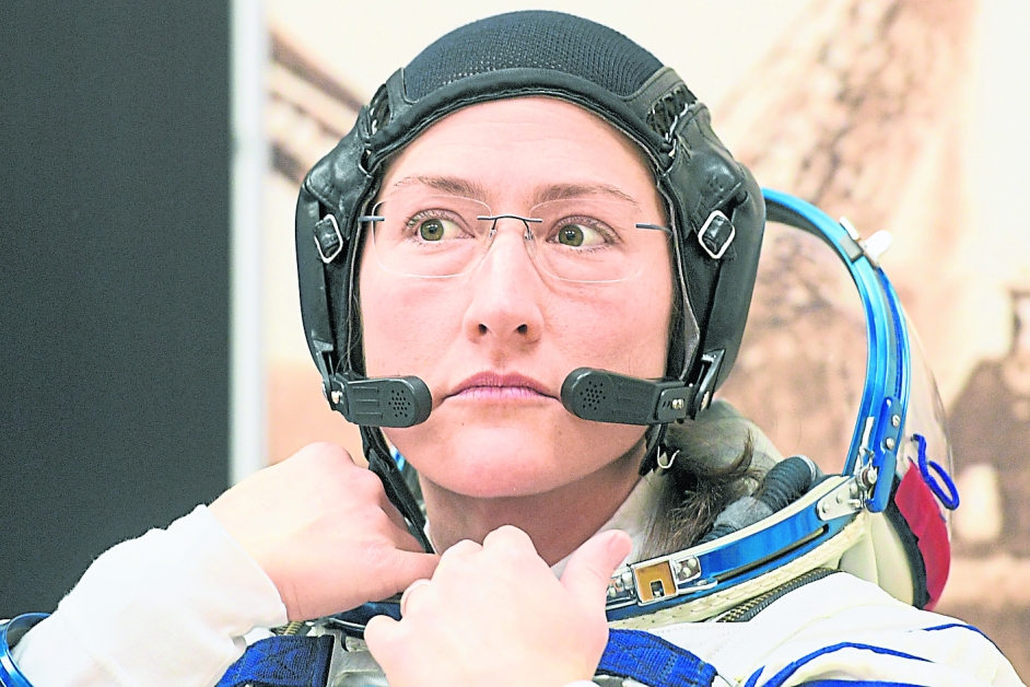 女宇航员克里斯蒂娜·科赫。（法新社）