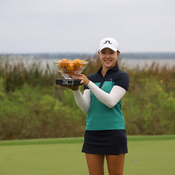 陈月桢在美国女子职业高尔夫球次级巡回赛中，夺得职业生涯的首冠。