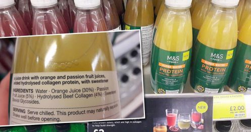 超级水蛋白果汁 胶原蛋白含牛肉