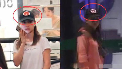 网友找出何超莲曾穿过与事件女主同款衣服和帽子。