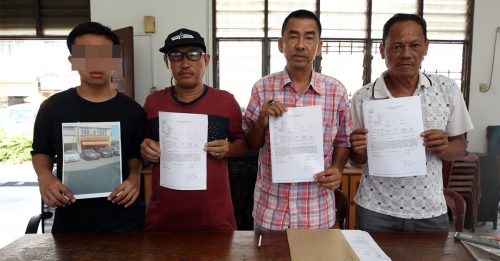 好心提醒小心车刮花 一句bodoh 打到头肿