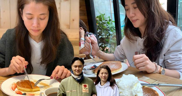 张智霖每星期都陪袁咏仪吃她最爱的Pancake。