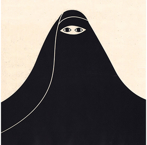 斯里兰卡少数穆斯林妇女会穿戴布制面纱尼卡布。（示意图）