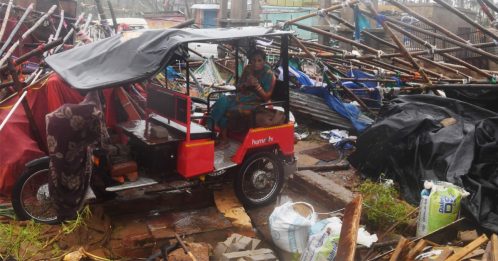 热带气旋“法尼”强势登陆 印度8死百人伤