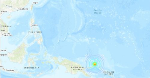 巴布亚7.5级强震 发布海啸警报