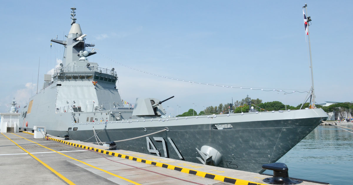 “蒲美蓬‧阿杜德”号（舷号FFG 471）是目前东南亚海军最新型水面舰。