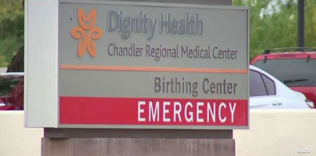 发生手滑摔出新生婴事件的钱德勒医学中心。