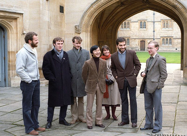 德仁在英国牛津大学的留学时光。