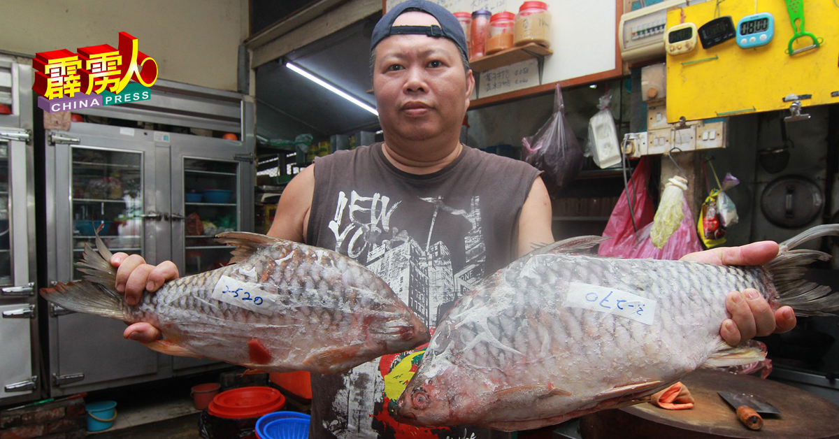 李志刚手中的加雷鱼逾2.5公斤以上。