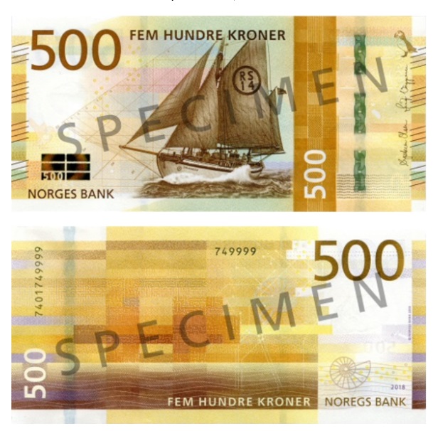 挪威500克朗。（IBNS官网）