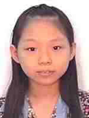 失踪者叶仪清（YIP YI CING、译音、15岁、2017年8月6日失踪）