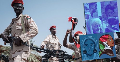 苏丹70女子被军人性侵 推特发起“蓝声援”