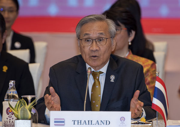泰国外交部长桐帕穆威奈建议东南亚国家联合申办2034年世界杯。（美联社）