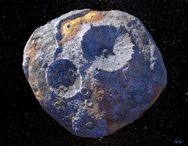 美国太空总署，计划发射探测器，到一颗太阳系中的最大金属小行星。