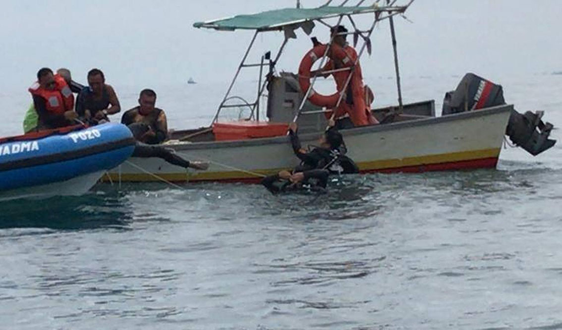 潜水失踪华裔男子遗体被当局人员寻获。