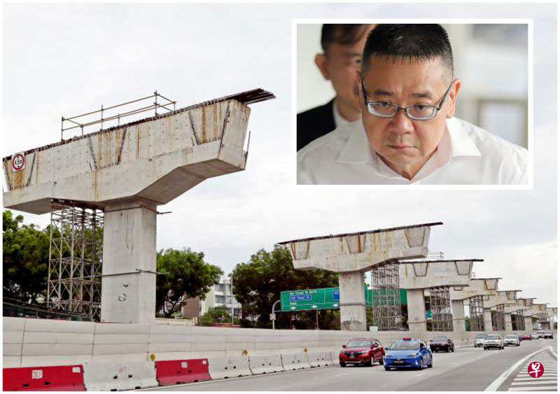 PIE高架桥坍塌事件，合格核查师梁邵宏承认一项触犯建筑管制法令的罪名。（海峡时报）
