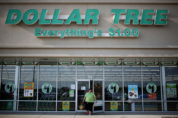 美国Dollar Tree廉价物品商店。