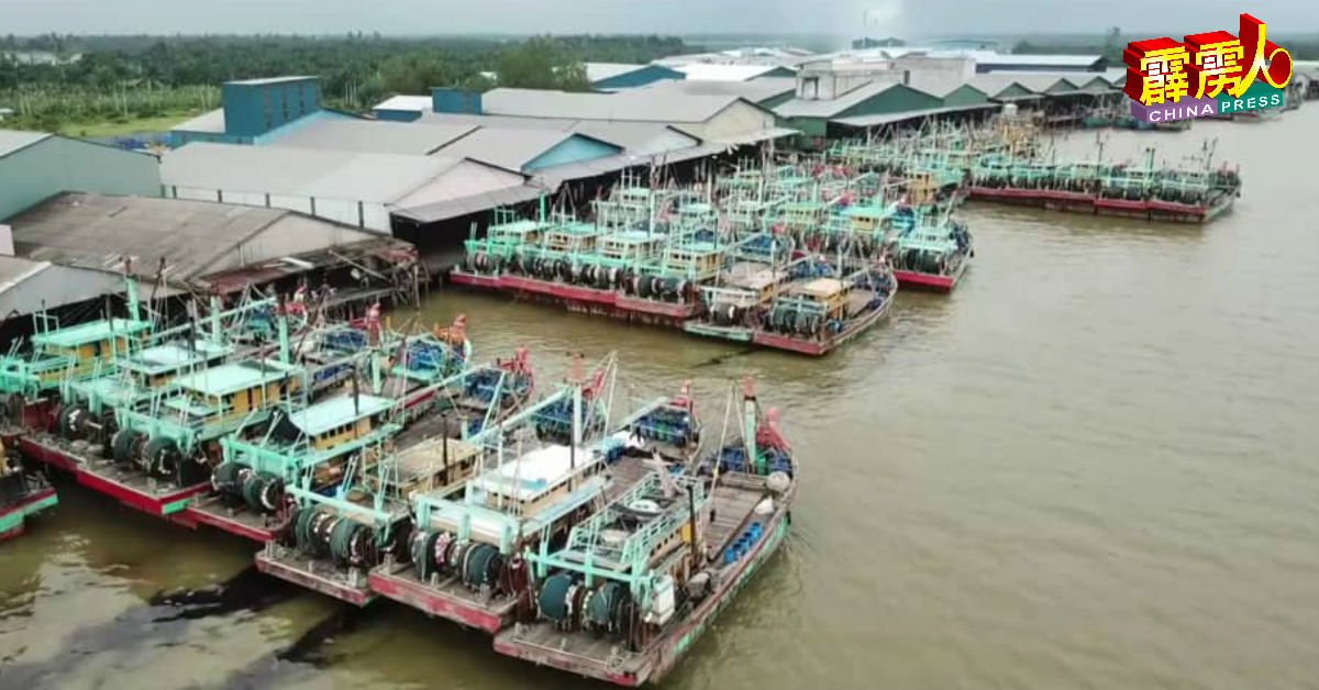 半港区约有700艘渔船，柴油荒影响渔民出海作业，蒙受损失。