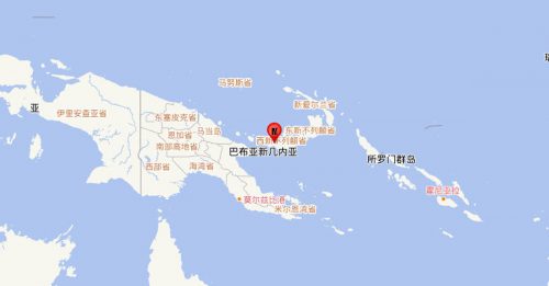 巴布亚新几内亚    发生6.1级地震