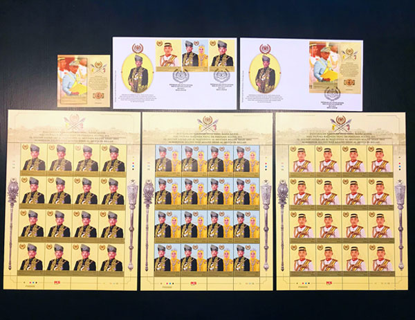 第16任国家元首加冕系列邮票。