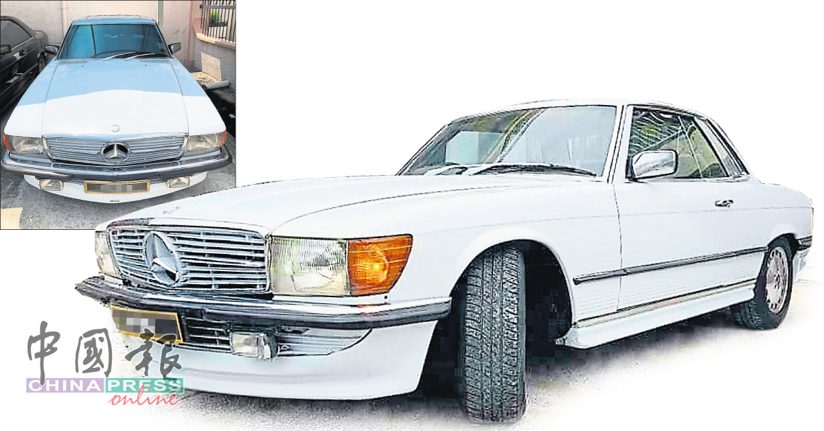 Mercedes-Benz W107 450SLC 1971年至1981年生产，采用V8型引擎，最大马力222hp，排气量4973cc，启动加速高达8.8秒，李小龙也抵不过它的魅力，也曾经购入两部。