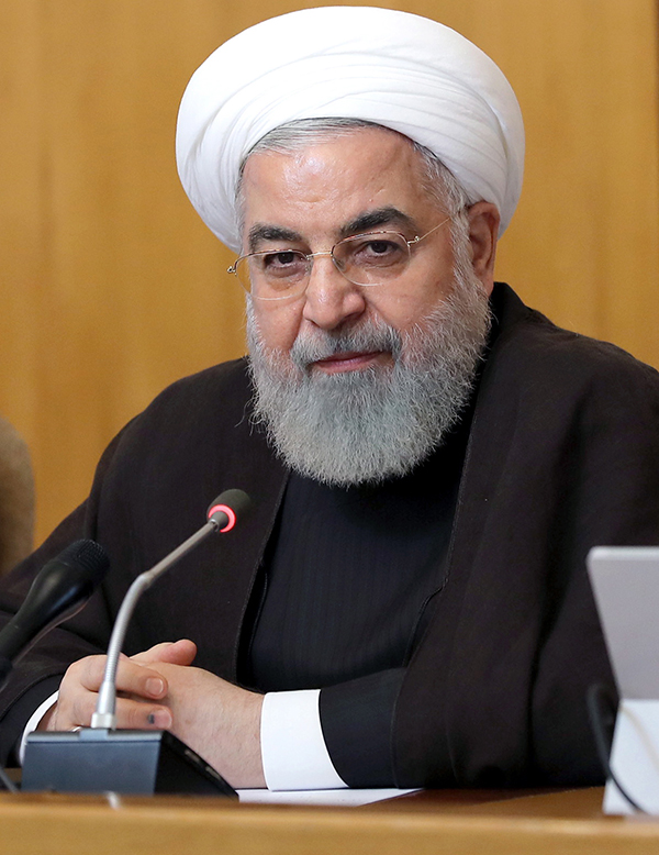 伊朗总统鲁哈尼。