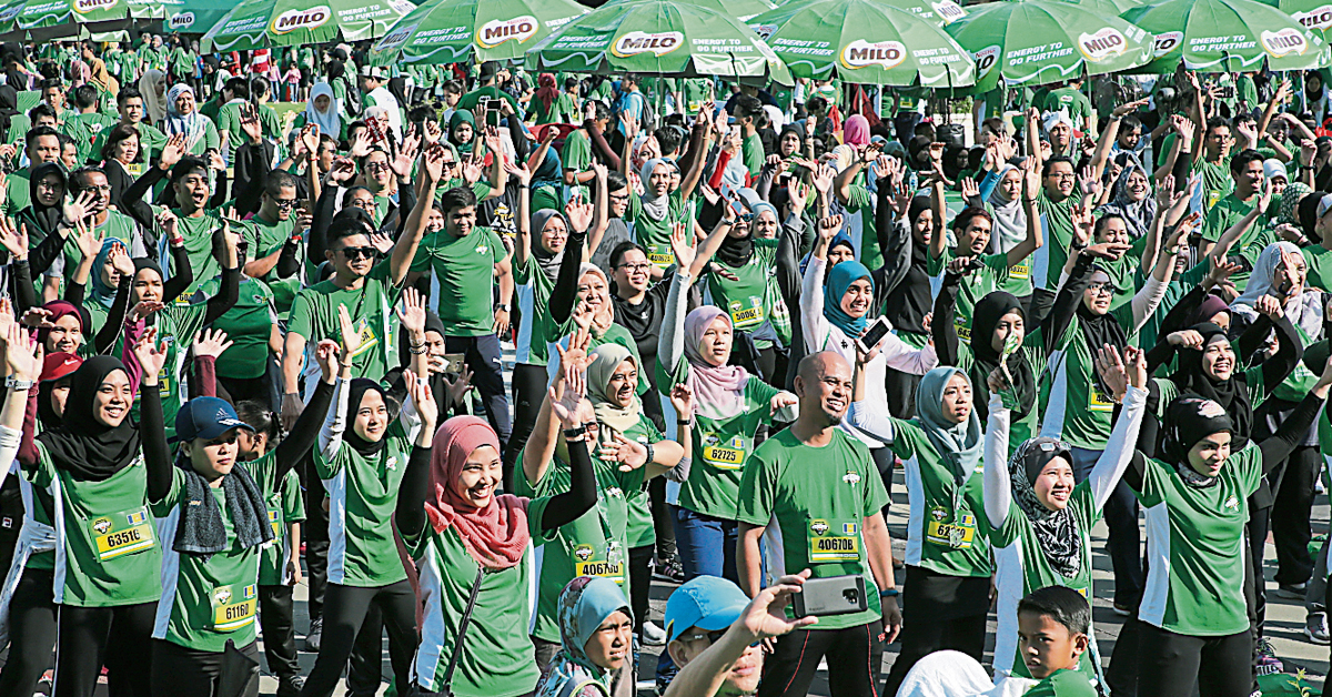 家喻户晓的“美禄马来西亚早餐日”来到第7年，为其两天的活动一共吸引了50万参与者。