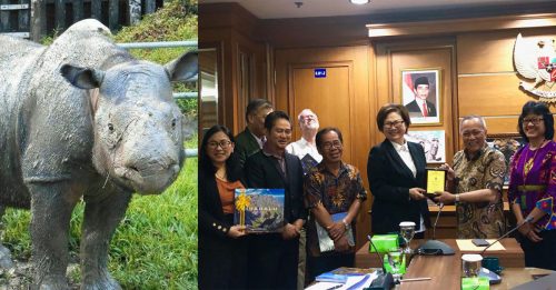 马印达成协议  下月签 保护苏门答腊犀牛 备忘录