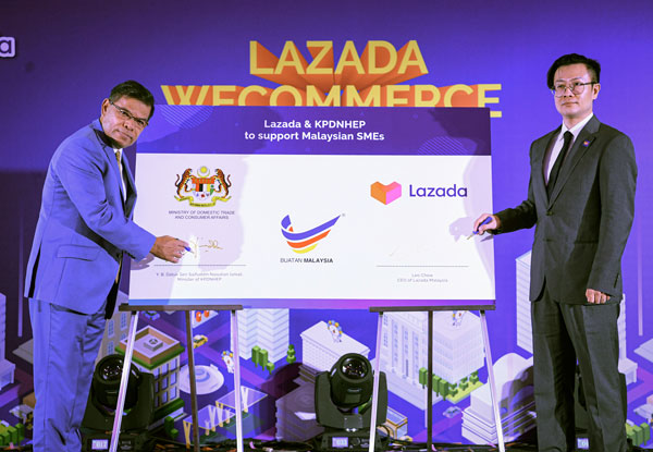 大马Lazada与贸消部合作推销国货，为大马中小型企业注入强心针。