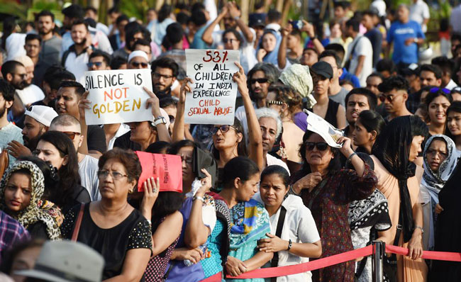 印度妇女不仅一次上街示威抗议性暴力。