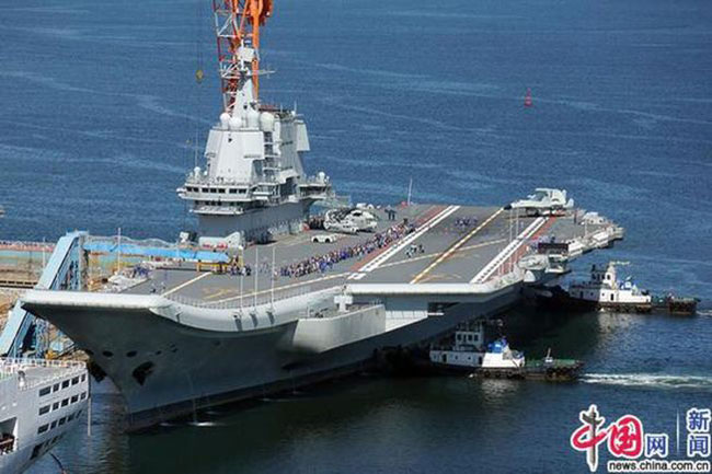 中国首艘国产航母完成第七次海试，23日返回大连造船厂。