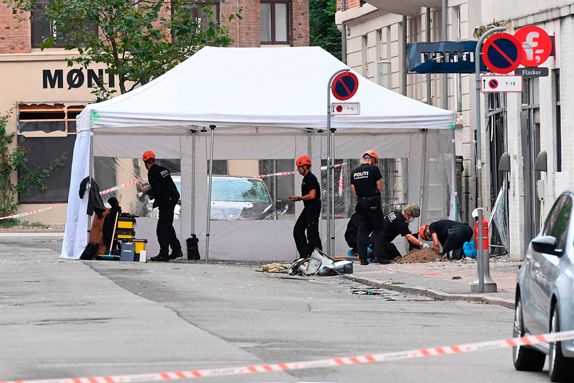 丹麦首都哥本哈根一间警局周六凌晨发生爆炸。