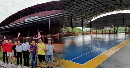 耗资逾9万提升工程完成  文丁篮球场重新开放