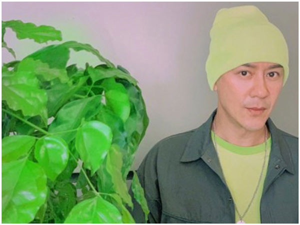 陈浩民绿帽造型。