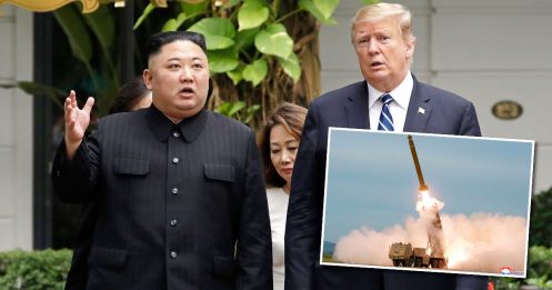 刚约美国谈判 朝鲜随后又射2导弹