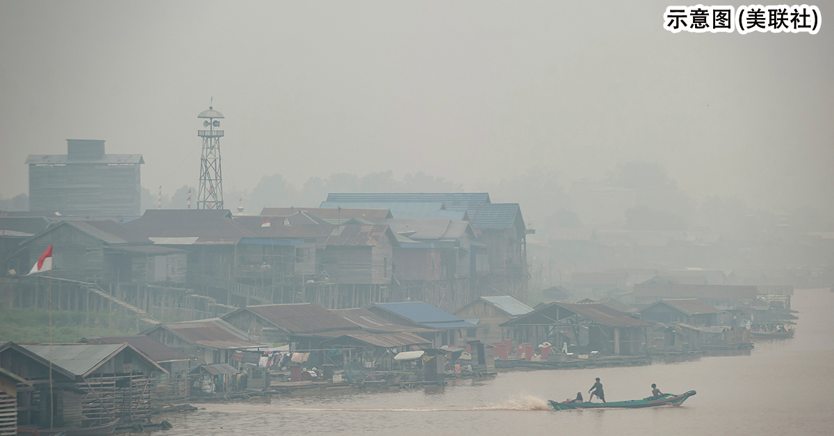印尼烟霾情况日益严重。(示意图：美联社)