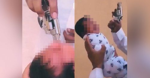 槍管塞進嬰兒嘴 沙地男涉虐嬰被捕