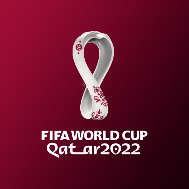 2022年卡塔尔世界杯会徽公布。（法新社）