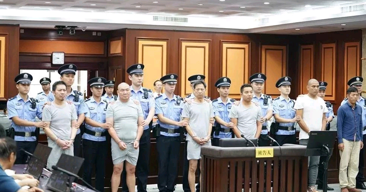 广西南宁市中级人民法院在10月17日对6名嫌犯做出宣判。
