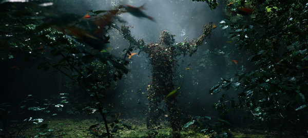 “Wood Crunches”片段，团队让魁儡般的树人于林间舞动，最后“化茧”成树。剧组先在森林拍摄舞者演出，再由动态捕捉技术，转化舞者肢体细节为动画。
