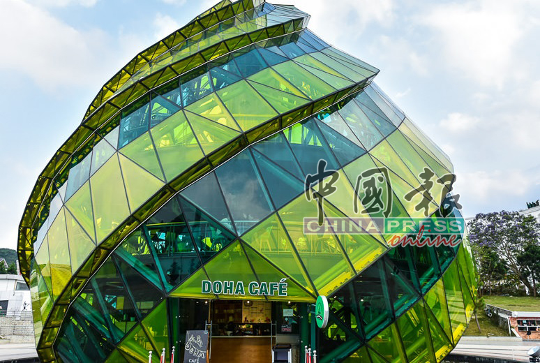 DOHA Cafe脆绿的外观，貌似大叻常见的“朝鲜蓟”，非常迷人。