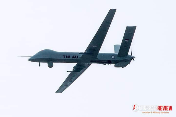 印尼国民军的“彩虹-4”察打一体无人机。（网络照片）