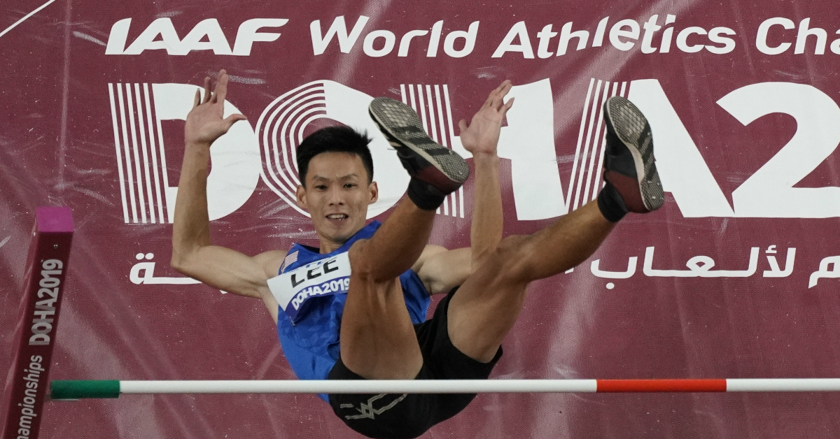 李合伟成为首个在世界田径锦标赛跻身决赛的马来西亚人。（美联社）