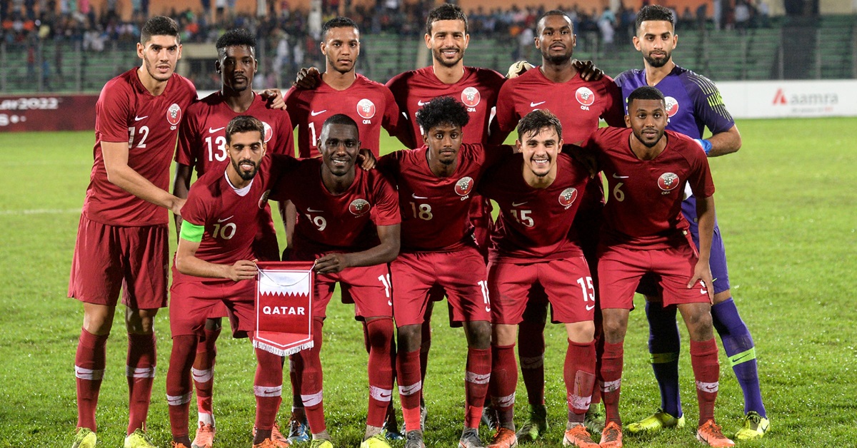 2022年世界杯东道主卡塔尔迎战阿曼。（法新社）