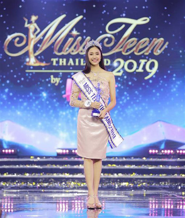 泰国妙龄小姐2019冠军由15岁的Pinn获得。（图：IG）