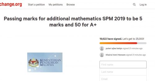 SPM高级数学试卷太难考 考生发动网上请愿