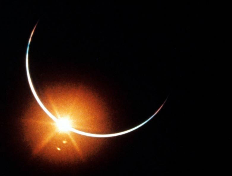 太空人亲手拍摄的珍贵“日蚀”照。